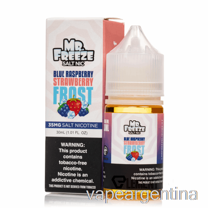 Blue Razz Fresa Frost - Mr Frozen Salts - 30ml 50mg Vape Descartable
